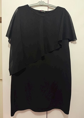 Kollu Mini Elbise - Görsel 3