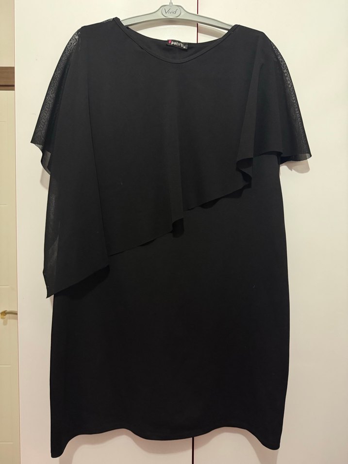 Kollu Mini Elbise - Görsel 3