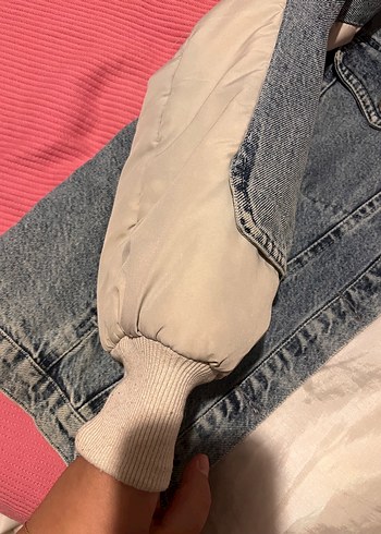 Kot detaylı mont - Görsel 4