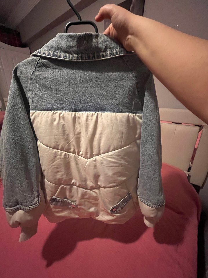 Kot detaylı mont - Görsel 2