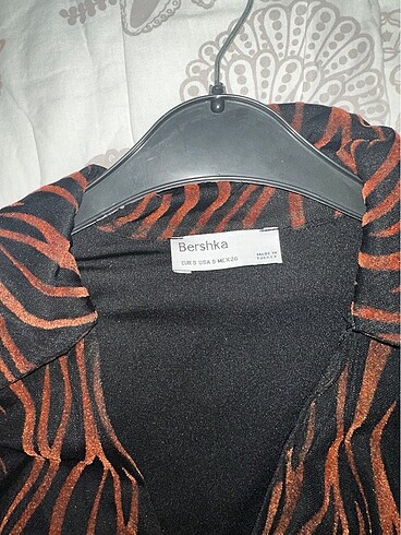 Bershka Bershka zebra desen elbise