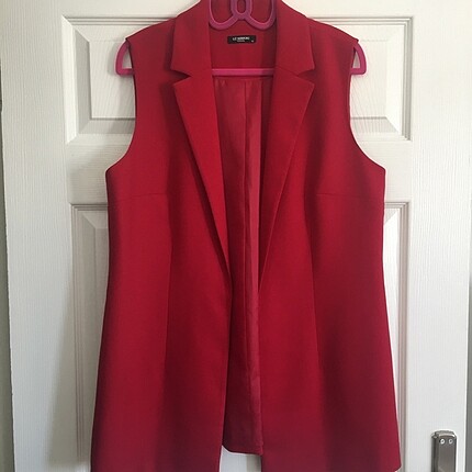 Bordo blazer yelek