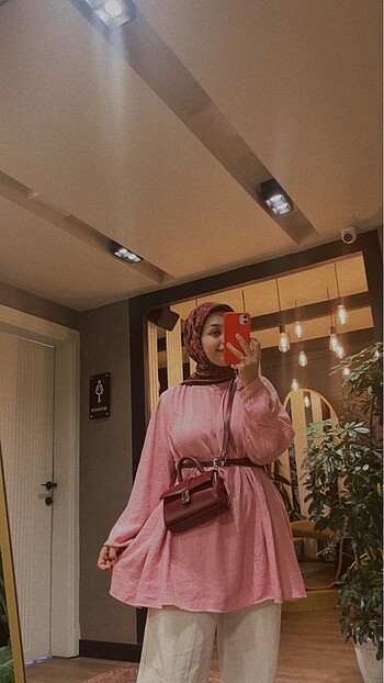 Lc toz pembe salaş tunik - Görsel 5