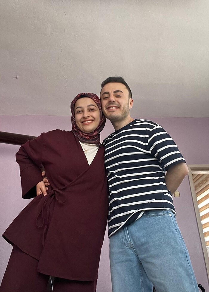 Bordo kimono takım sıfır - Görsel 4