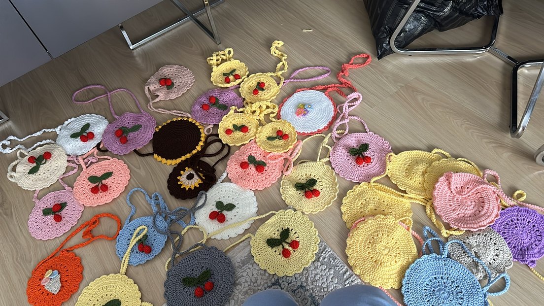 örgü motif çanta - Görsel 2