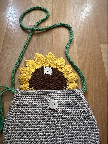 ayçiçek çocuk çantası - Görsel 2