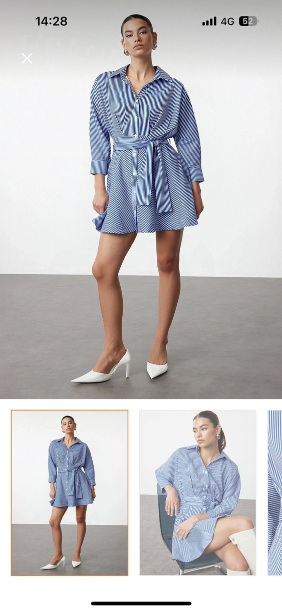 MİLLA GÖMLEK ELBİSE - Görsel 3