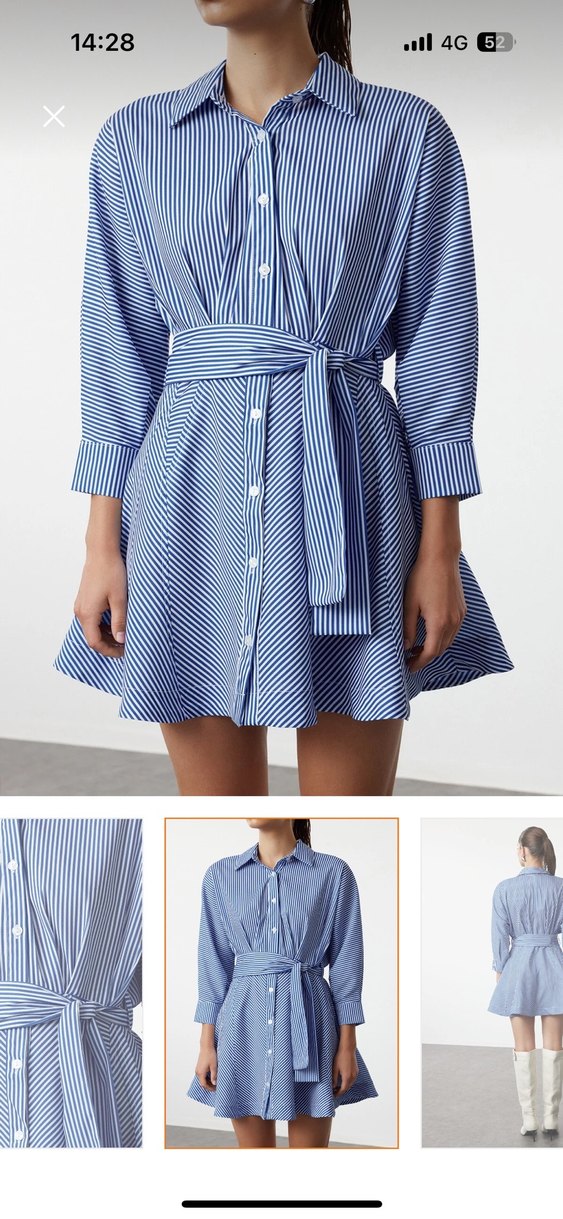 MİLLA GÖMLEK ELBİSE - Görsel 2