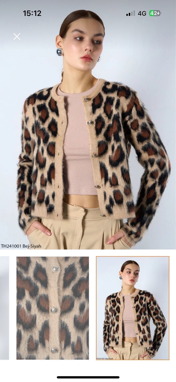 Leopar Hırka - Görsel 2