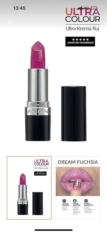 Avon Fuşya Ruj