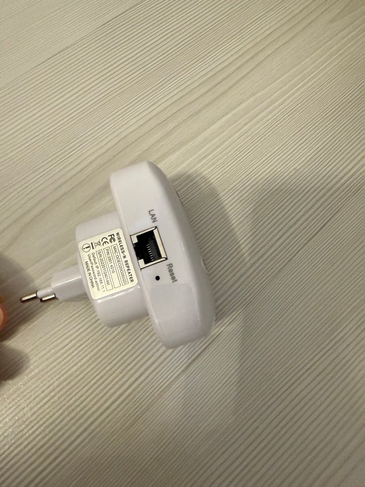 Beyaz WiFi Repeater Güç Adaptörü kablosuz sinyal güçlendirici - Görsel 2