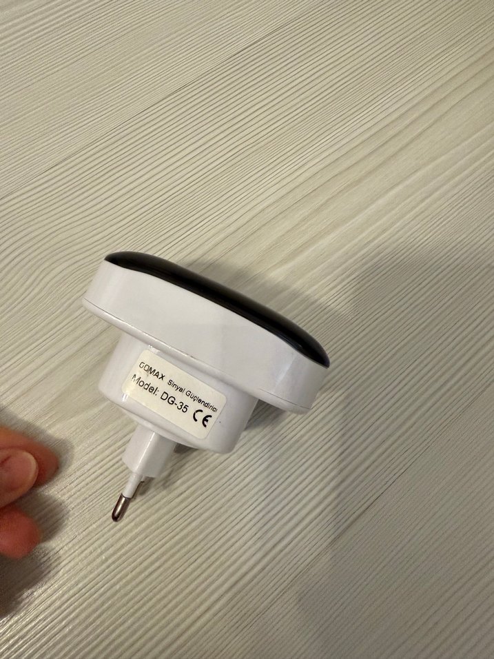 Beyaz WiFi Repeater Güç Adaptörü kablosuz sinyal güçlendirici - Görsel 3