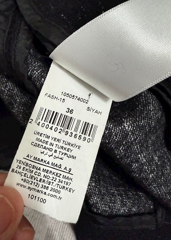 Siyah Kadın Midi Blazer kaban ceket network - Görsel 4