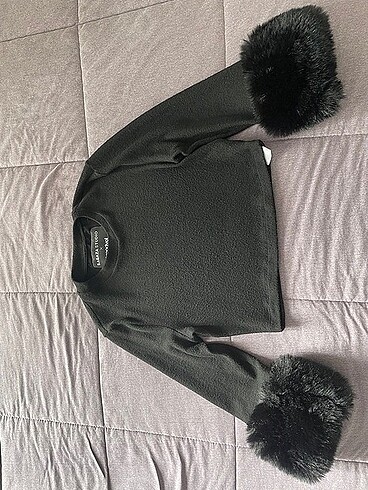 Sagaza studio siyah crop 38 kolu peluş