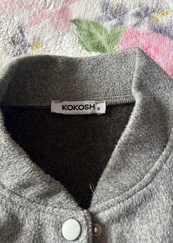 Gri Düğmeli Kadın Ceket - Görsel 2