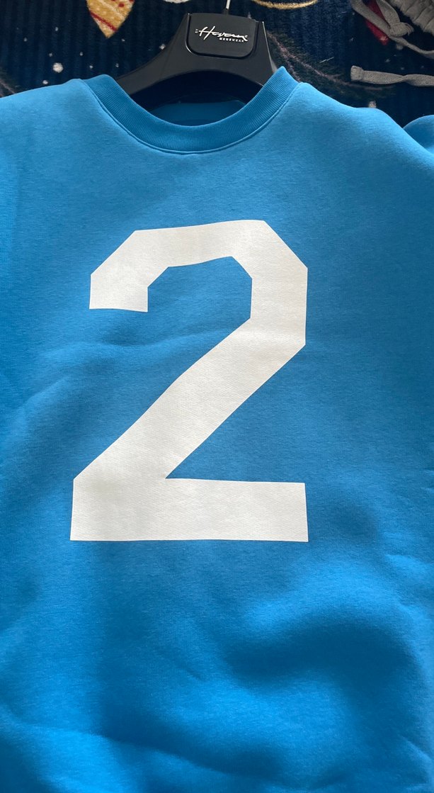 Mavi Kadın Sweatshirt, Baskılı, Uzun Kollu - Görsel 2