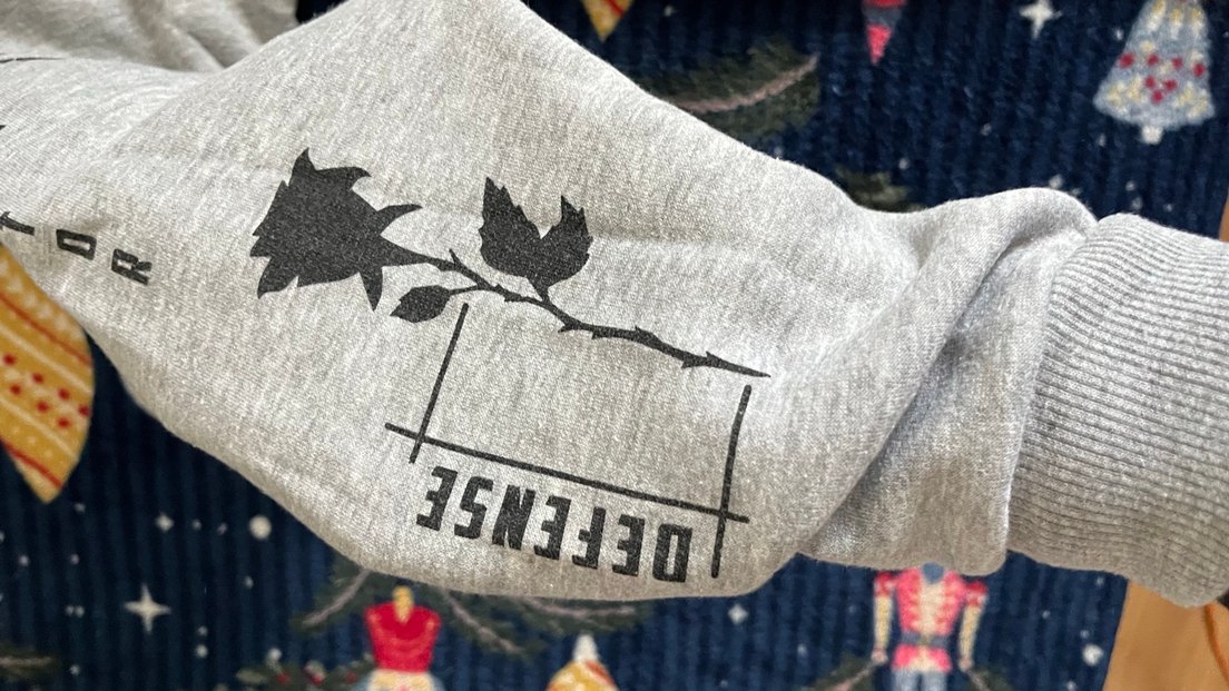 Gri Rock Punk Erkek Sweatshirt - Görsel 5