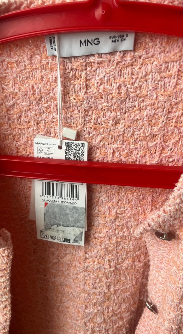 Pembe Mini Örgü Kadın Kazak - Görsel 2