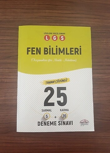  Beden LGS İNKILAP TARİHİ VE FEN BİLİMLERİ DENEME SINAVI KİTAPLARI 