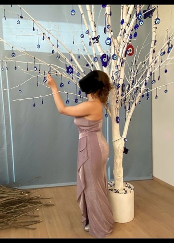 Lila renk abiye 40 beden - Görsel 6