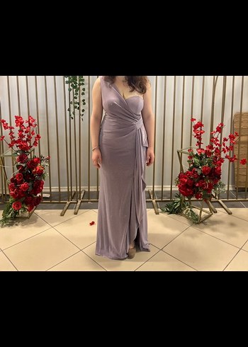 Lila renk abiye 40 beden - Görsel 7