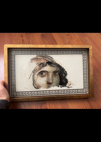 zeugma çingene kızı tablo tepsi - Görsel 2