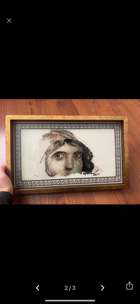 zeugma çingene kızı tablo tepsi - Görsel 2