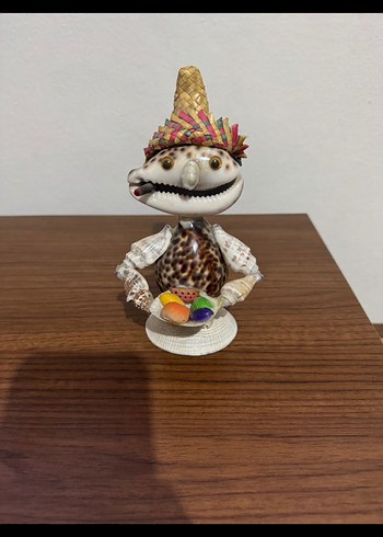 Deniz kabuk adam dekoratif biblo - Görsel 4