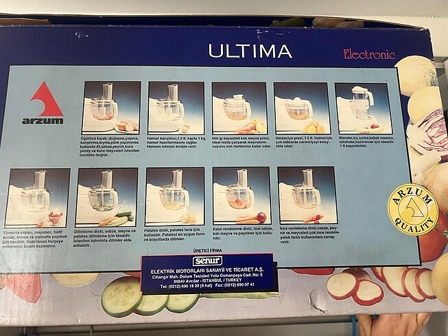  Beden arzum mutfak robotu