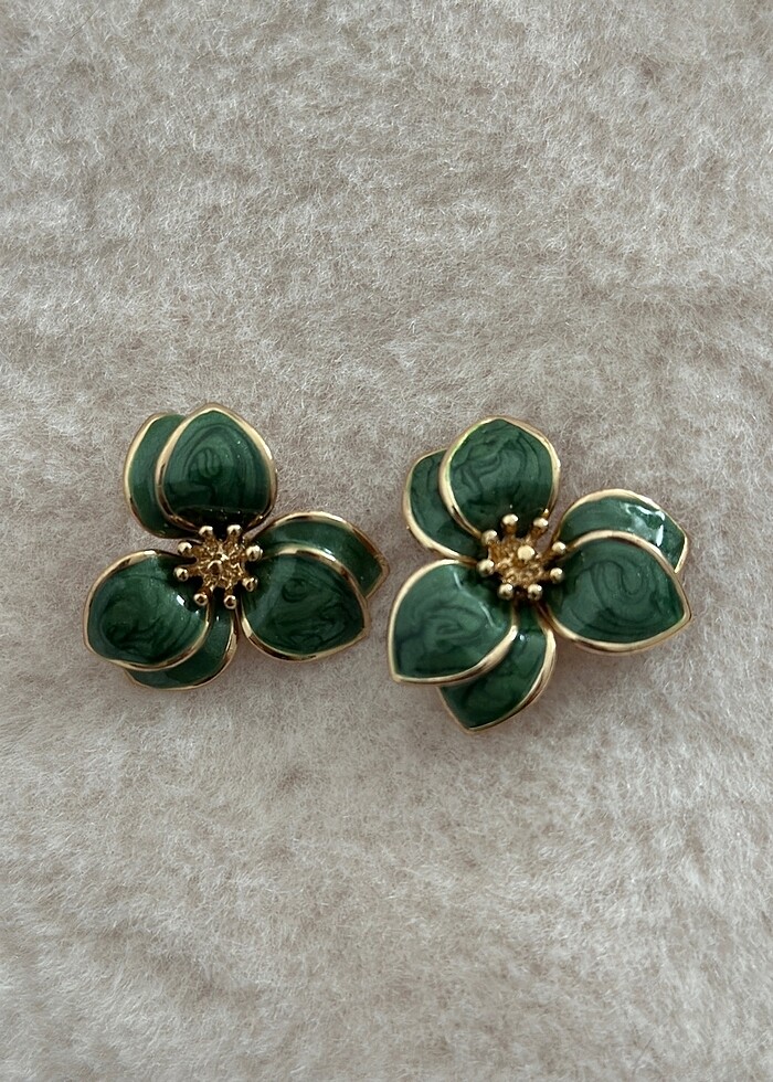 Çiçek küpe - Görsel 2