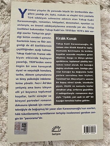  Kiralık konak Yakup Kadri Karaosmanoğlu