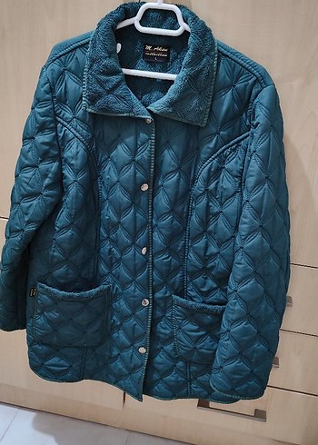 Kadın Yeşil  Mont Midi Boy - Görsel 2