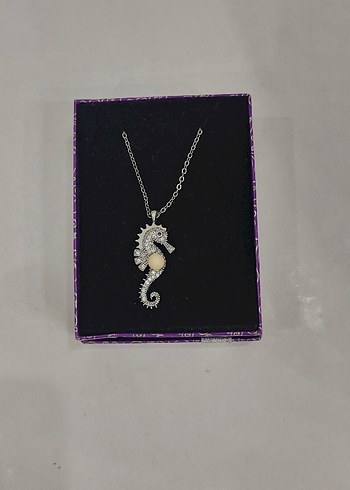 Denizatı Figürlü Lületaşlı Kolye - Görsel 2