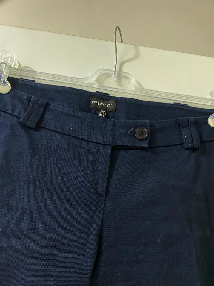 Kadın Lacivert Kumaş Pantolon - Görsel 2