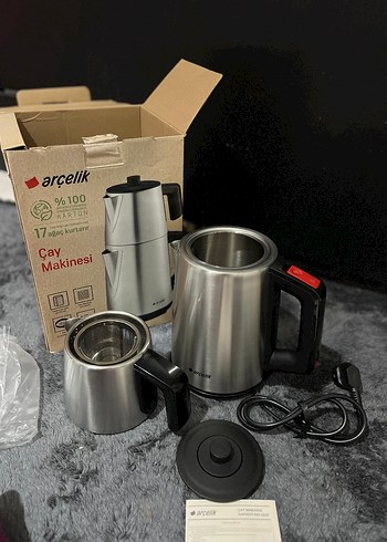 Arçelik Gri Çay Makinesi 1.7L - Görsel 3