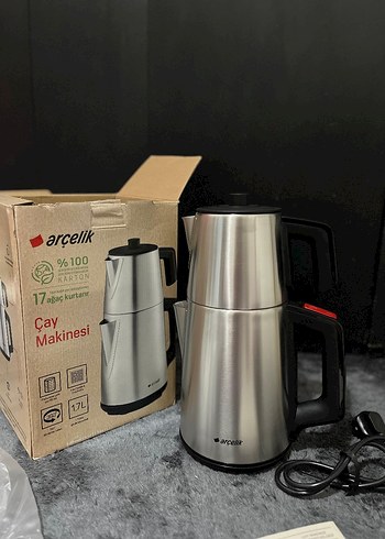 Arçelik Gri Çay Makinesi 1.7L - Görsel 2