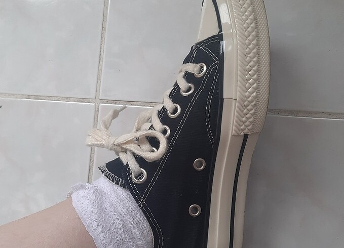 38 Beden siyah Renk Orjinal Converse chuck 70 38no