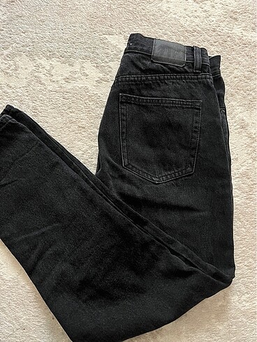 Pull & Bear Siyah Kot Pantolon
