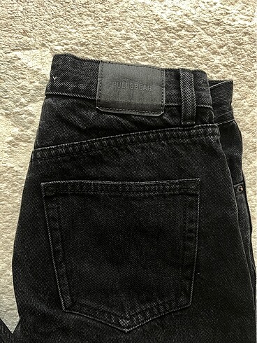 Pull and Bear Pull & Bear Siyah Kot Pantolon