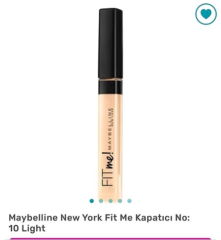 Beden Renk Maybelline Kapatıcı 10 light