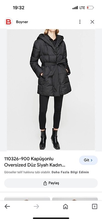 Mavi jeans mont siyah 36 beden