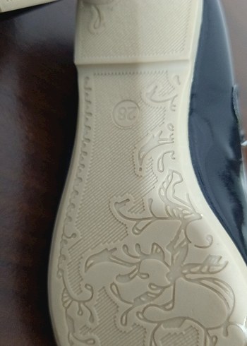 Parlak Siyah incili  Babet Ayakkabı - Görsel 5