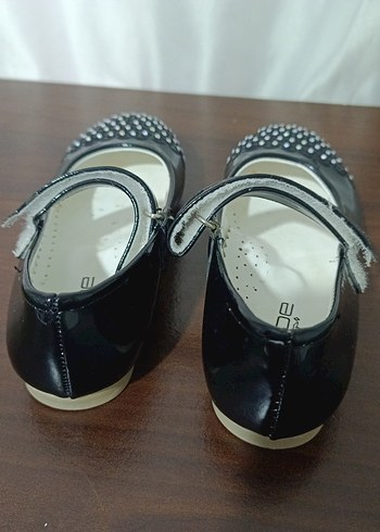 Parlak Siyah incili  Babet Ayakkabı - Görsel 6