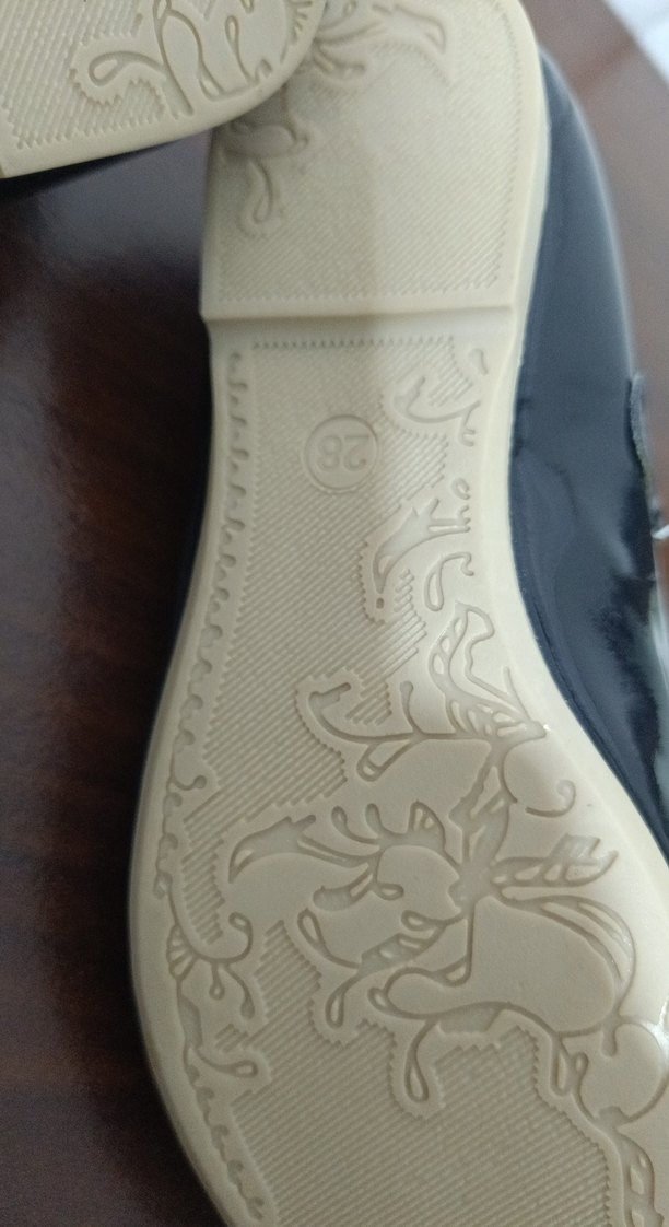 Parlak Siyah incili  Babet Ayakkabı - Görsel 5