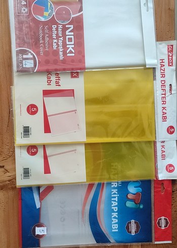 29 ADET HAZIR YAPIŞKANLI ŞEFFAF DEFTER VE KİTAP KABI - Görsel 2