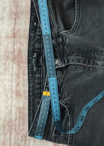 Antrasit Kadın Denim Pantolon - Görsel 4