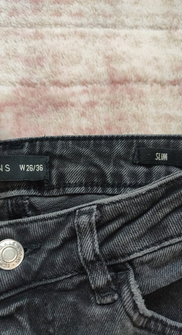 Antrasit Kadın Denim Pantolon - Görsel 2