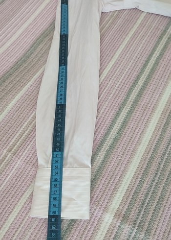 Düğmeli Uçuk Pembe Pastel Tonda Kadın Gömlek - Görsel 6