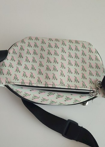 Kaktüs Baskılı Kadın Bel Çantası - Görsel 6