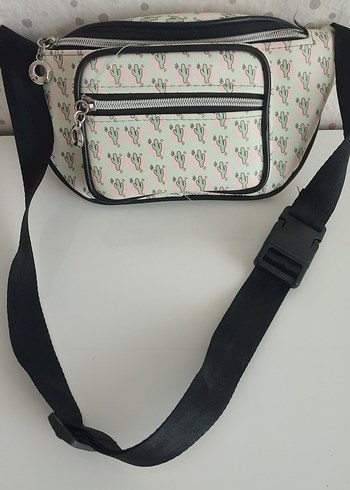 Kaktüs Baskılı Kadın Bel Çantası - Görsel 7